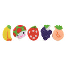 50 x Mini Fruit Shapes Colorful Erasers W6J1