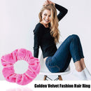 43pcs Velvet Scrunchies Elastic Ponytail Holder Fashion Women Hair Rings