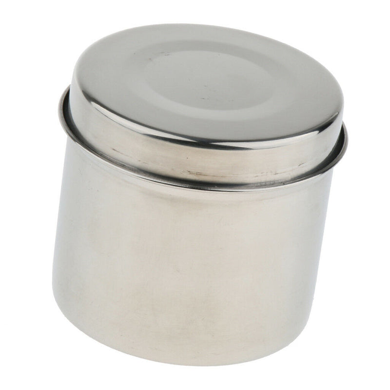 Stainless Steel Tattoo Cotton Disinfection Container Tank Alcohol Box 8cm