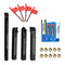 4pcs Jet Boring Bar Rod Turning Tool Holder Set With 10pcs