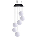 Wind Chimes Outdoor,Solar Color Changing Led Light Lamp Six Balls Mobile Ro