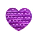Push Bubble Fidget Sensory Toys Antistress Vent Squeeze Toys (Purple)