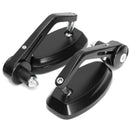 1 pair universal motorcycle 22mm 7/8 inch bar end rearview mirrors motorbik D4K4