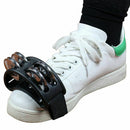 Percussion Foot Tambourine with Metal Jingles, Black