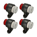 1x Red White 10-30V LED Truck Trailer Lorry Van Side Marker Indicator E4I3 W8I5