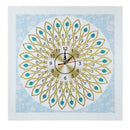 DIY Special Shaped Diamond Painting Flower Wall Clock Cross Stitch Decor