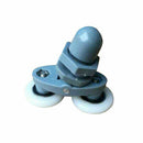 4x Twin Bottom Top Shower Door Rollers Pulleys Wheels Runner Slider 20mm or M2R6