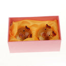 Crystal Lucky Pig Craft Creative Gift-1.57x1.57x1.77inch-Yellow