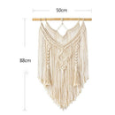 Macrame Wall Hanging Tapestry Wall Decor Boho Chic Bohemian Woven Home Deco T7E1