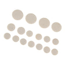 17pcs White Clarinet Mats For Replacement Parts For Wind Instruments
