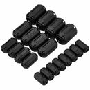 20 Pieces Clip-on Ferrite Ring Core RFI EMI Noise Suppressor Cable Clip for