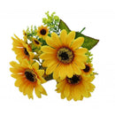 Dried Artificial Flower Sunflower Home Office Kitchen Tabletop Centerpieces