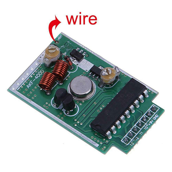 High Power 433Mhz DC 9V 4km Wireless Remote Control Transmitter Module Kit #JT1