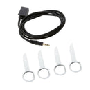 Car 6000 CD 3.5MM Male Aux-In Cable With Removal Keys For Ford Mondeo Focus