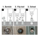 5x Quick Out Broken Stripped Screw Extractor Drill Bits Kit Bolts Remover