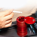 Car Metal Ashtray Portable Smokeless Can Smoke Cup Holder Auto Accessories  K5O6