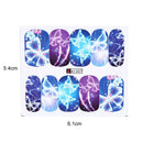 12patterns water decals nail art transfer stickers butterfly manicure decor  Z