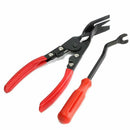 Car door panel trim clip removal plier & upholstery remover pry bar tool se C3R9