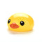 Cute Yellow Duck Contact Lenses Lens Case Holder Box Portable Travel Kit Set  JR