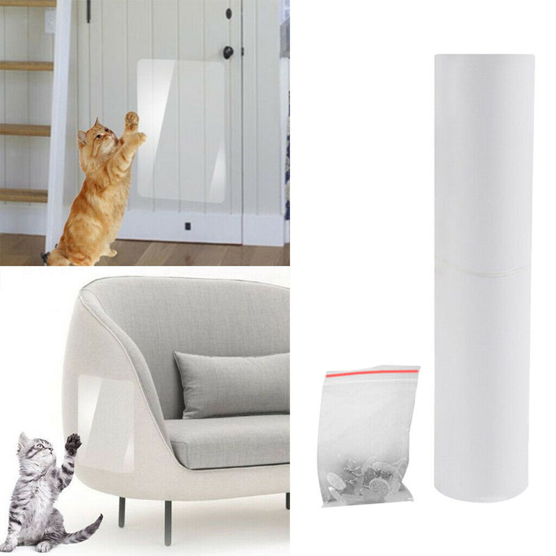 Anti Scratching Self-Adhesive Deterrent Tape for Furniture 15x48cm 4Pcs