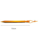 12Pcs Trip Tent Peg Ground Nail Stakes Tent Nail Pegs Stakes With Rope Cam YQD