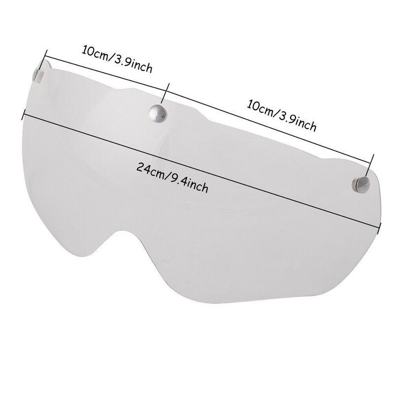 2x Anti-Impact Bike Helmet Replacement Lens UV-Protect Magnetic Goggles Lens