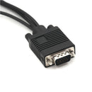 Video Cable Laptop PC HDTV Connector VGA Male to S-Video 3 RCA Jack Converter %o