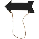 arrow hanging black chalkboard MESSAGE FUN PLAQUE KITCHEN GIFT HOME NOTE ME T8V6