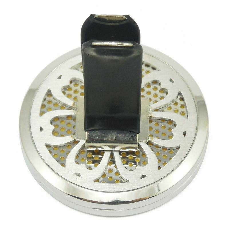Car Air Freshener Aromatherapy Essential Oil Diffuser - Lotus Stainless 316 S2Z6