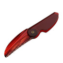 Plastic Fine Teeth Folding Beard Moustache Comb Hair Care Brushes Men Gift