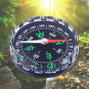 Mini Pop Pocket Survival Liquid Filled Button Compass for Hiking Camping Outdoor