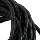 50 Ft 3/8inch Split Wire Loom Conduit Polyethylene Tubing Black Color Sleev B5T7