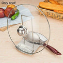 Stainless Steel Pot Cover Rack Stand Pan Lid Spoon Holder Lid Stand