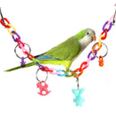 Acrylic Chew Swing Climb Ladder Scratcher Bites Toys For Cockatiel Parakeet