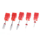 5x Portable Rotary Electric Nail File, 3/32 Manicure Bits Set