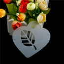 Excellent Rose Flower Leaf Cake Stencil Wedding Coffee CupcakeCookieDecorationLJ