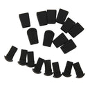 Pack 10 Plastic CORD LOCK ENDS Paracord Zipper Pull Zip Puller Ends Buckles