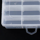 Plastic 24 Compartments Fishing Lure Bait Hook Tackle Storage Box Case Container