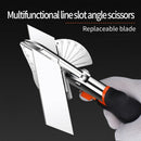 2X(Multifunction Angle Mitre Trunking Scissors Manganese Pipe Cutter Angle