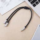 3.5mm Audio Cable Splitter Male To 2 Female Plug Adapter For MP3 iPad Headphones