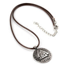 CoolNecklace Gals Viking Symbol Pendant Thor's Hammer Circle Necklace Jewelry Gw