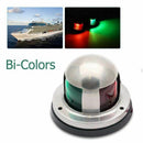 Boat Signal Lighting, 2 IN 1 Green&Red Stainless Steel Marine Yacht Bow Nav