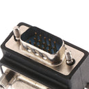 90 Degree Right Angled VGA Male To Female Extension Extender Video Adapter OZ