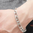 Charm Bracelet Men Cool Curb Link Chain Jewellery Decoration Thick Titanium