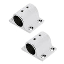 2 x Rail Stanchion Base for 1"/25mm Tube 90 Degree 316 Stainless Steel Boat