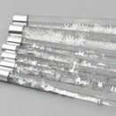 New 7Pcs Glitter Liquid Handle Makeup Brush Set Foundation Blending Power E L2M6