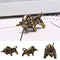 Solid Brass Bull Keychain Pendant Zipper Head Accessories Tools Outdoor Key R Gn