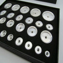 Aluminum Threaded Watch Back Case Dies Set of 25 Repair Tool