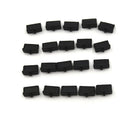 20pcs Soft Plastic USB Port Plug Cover Cap Anti Dust Protector for Female En MO