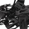 10Set Car SUV Front Console Dash Dashboard Trim Metal Retainer Universal Black